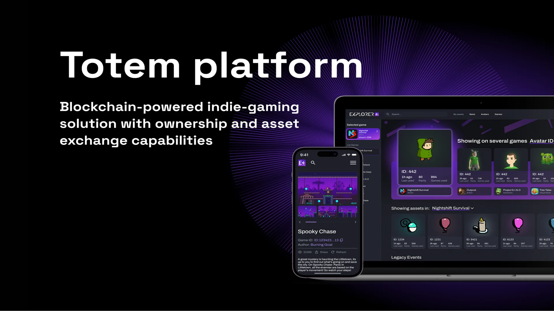 Totem Web Explorer: NFT Game