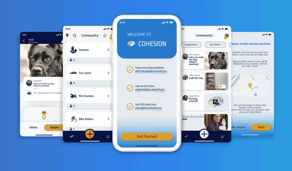 Location-based service app case study — Cohesion Me mobile SOS and providers by IT-Dimension